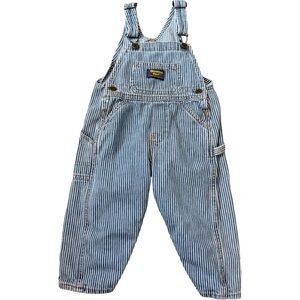 Vintage OshKosh B’gosh Railroad Hickory Stripe Overalls | 12–18M